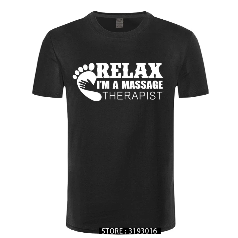 I Am A Massage Therapist Men T Shirt Summer New Fashion Short Sleeve O-Neck Cotton T-shirt Funny Mens Tops