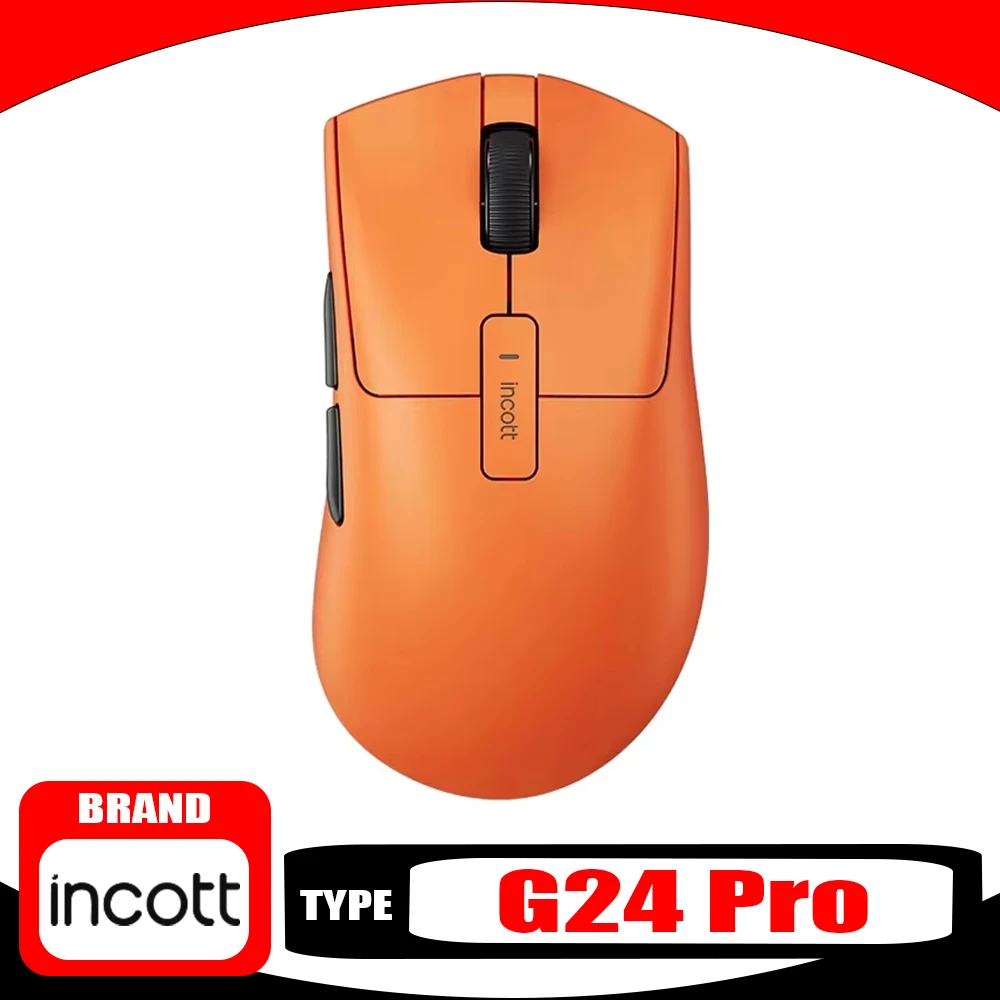 

Беспроводная мышь Incott G24 Pro 8k Return Paw3950, двойной режим, быстрая зарядка, игровая мышь, эргономичные пользовательские мыши, аксессуары для ПК