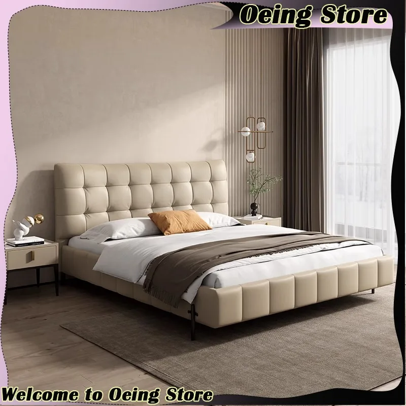 

Modern Fancy Bed Nordic Luxury Nightstands Lounge Bed Sleeping Dressers Muebles Para Dormitorio Bedroom Furniture Accessories