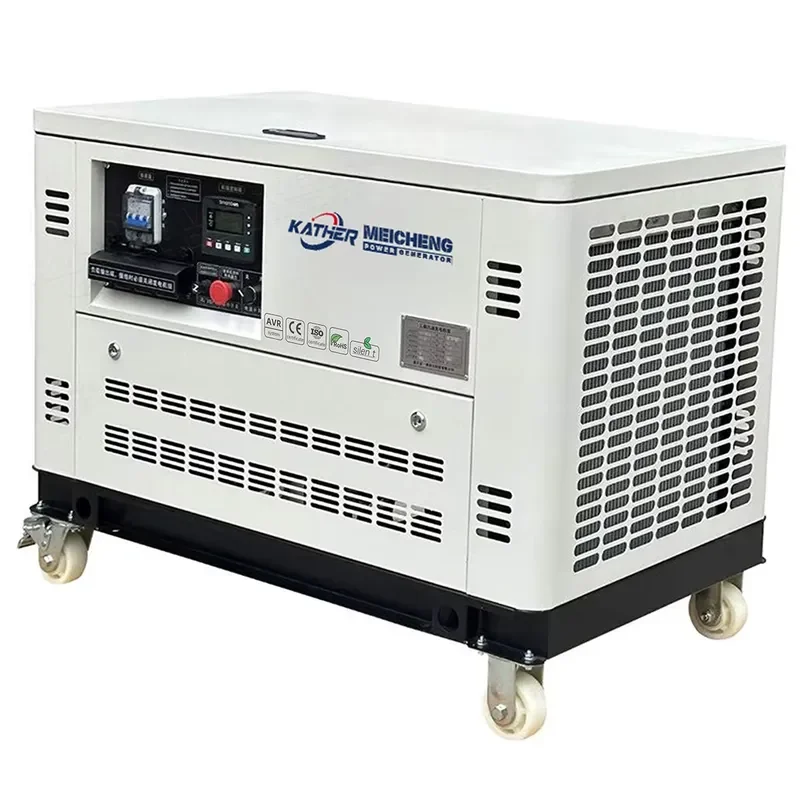 50/60Hz Single Cylinder 4 Stroke Silent Generators 5KW 8KW 10KW 12KW 15KW Low Noise Petrol Genset Backup Power
