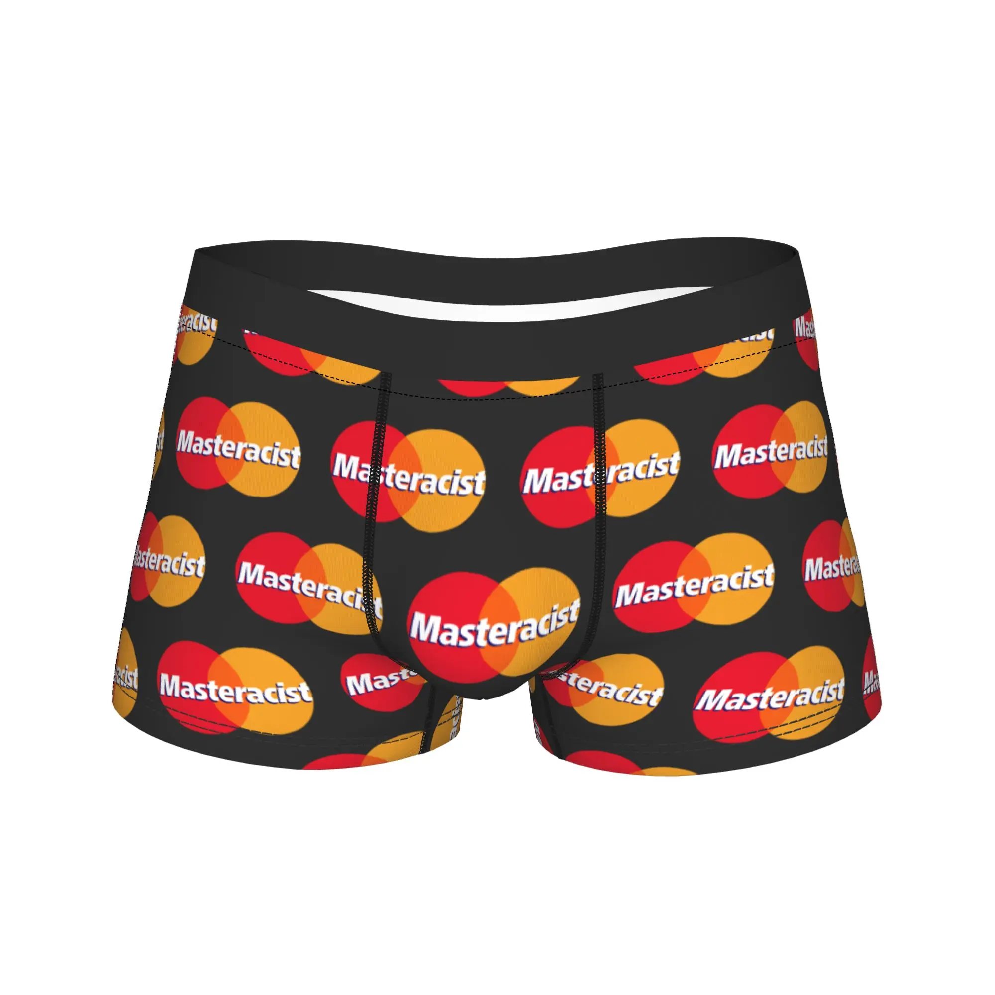 

Masteracist Funny Meme Underwear Design Trunk Hot Sale Man Underpants Soft Trend Boxer Brief Gift Idea