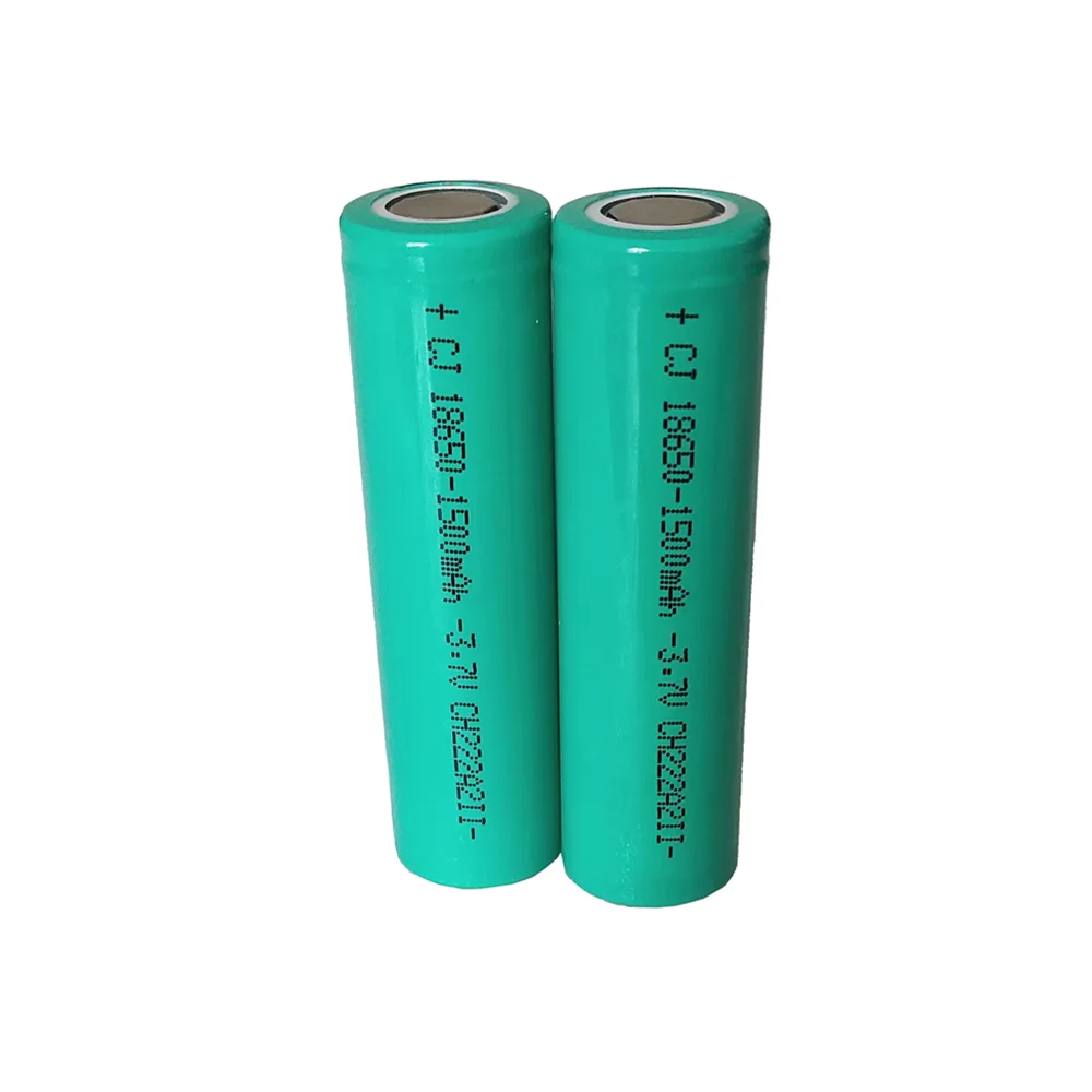 100% Real Capacity 3.7V 1500mAH 18650 Lithium Ion Rechargeable Battery, Suitable for Various Electronic Products