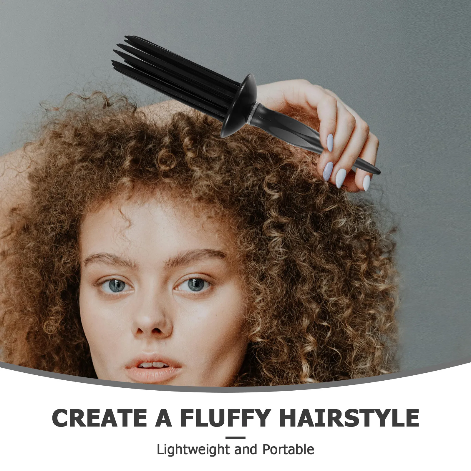 Professional Hair Styling Curl Shaping Comb for Voluminous Bouncy Curls Waves with Hair Dryer Portable Lightweight Anti Static