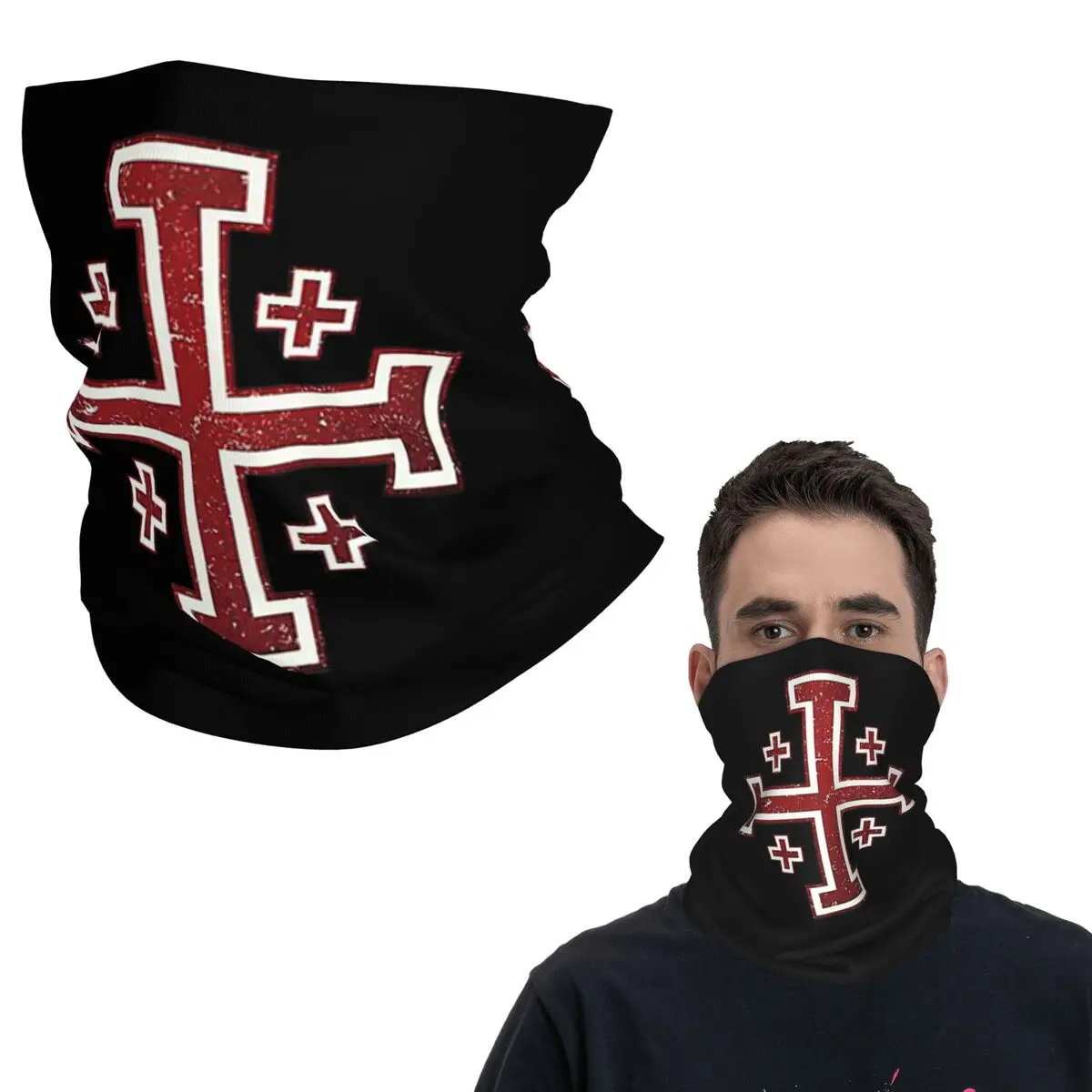 

Иерусалимский крест, средневековые рыцари, крестообразная бандана, накидка на шею, шарф с принтом, головной убор, велосипедный убор для мужчин, женщин, взрослых
