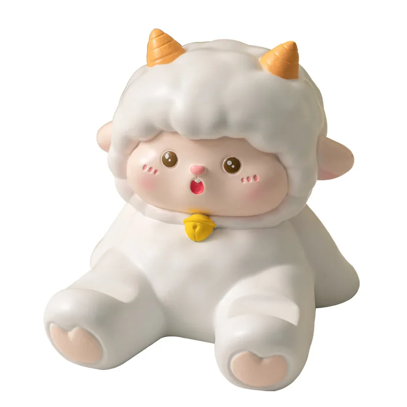 Cute Sheep Phone Holder For iPhone Cartoon Desktop Decoration Creative Crafts Tablet Stand Cute Unique Birthday Friend Gift ﻿