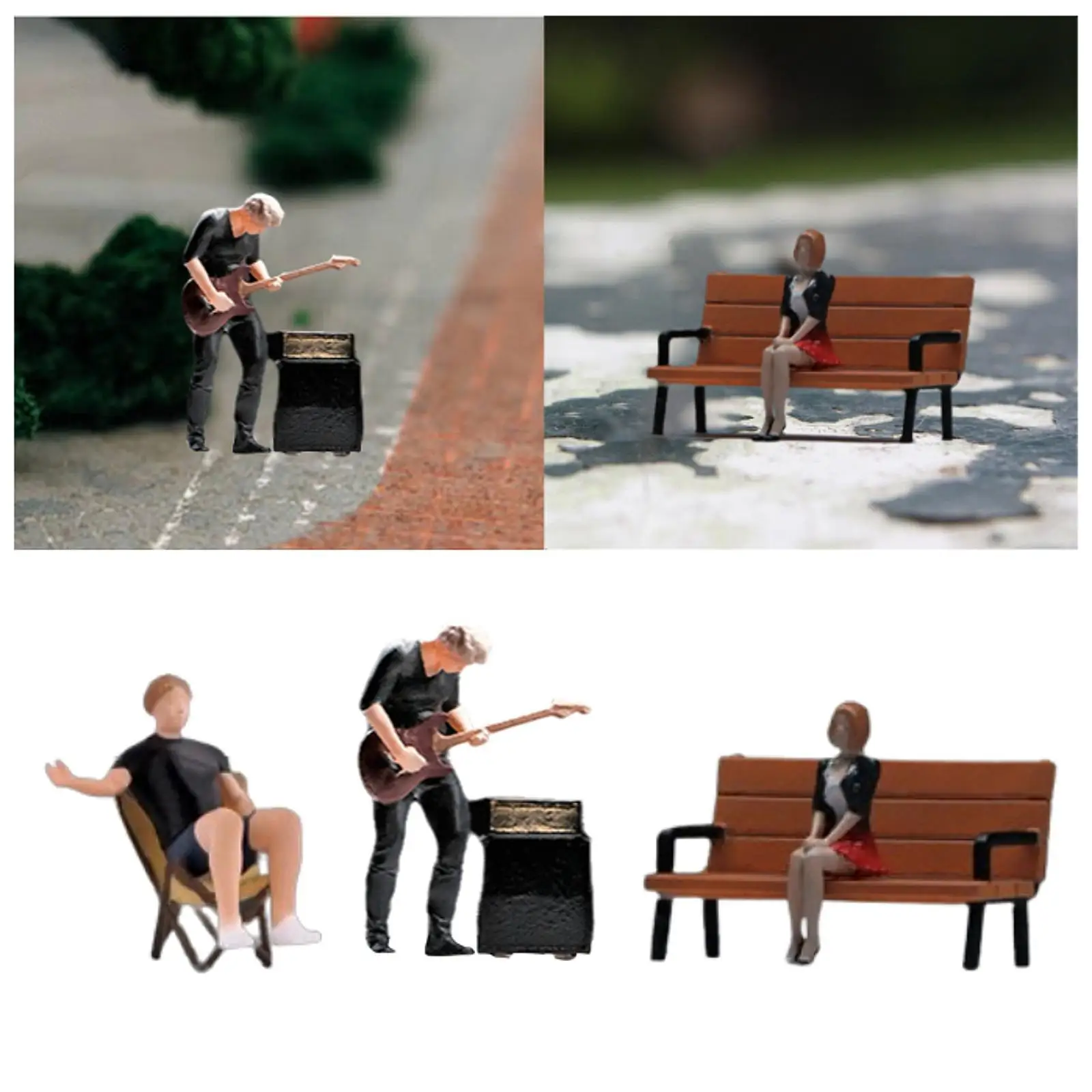 

1/64 Miniature Scenes Collectibles Outdoor Trains Architectural Tiny Model