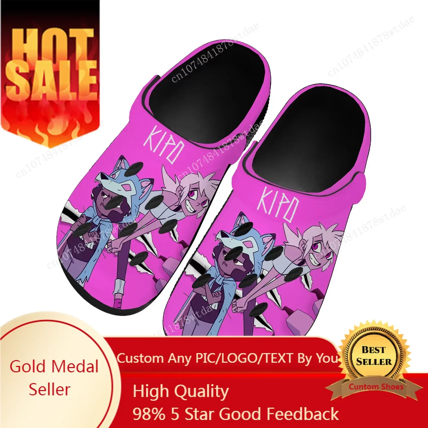 

Kipo And The Age Of Wonderbeasts Home Clogs Mens Women Teenager Custom Made Water Shoes Manga Garden Beach Hole Slippers Sandals