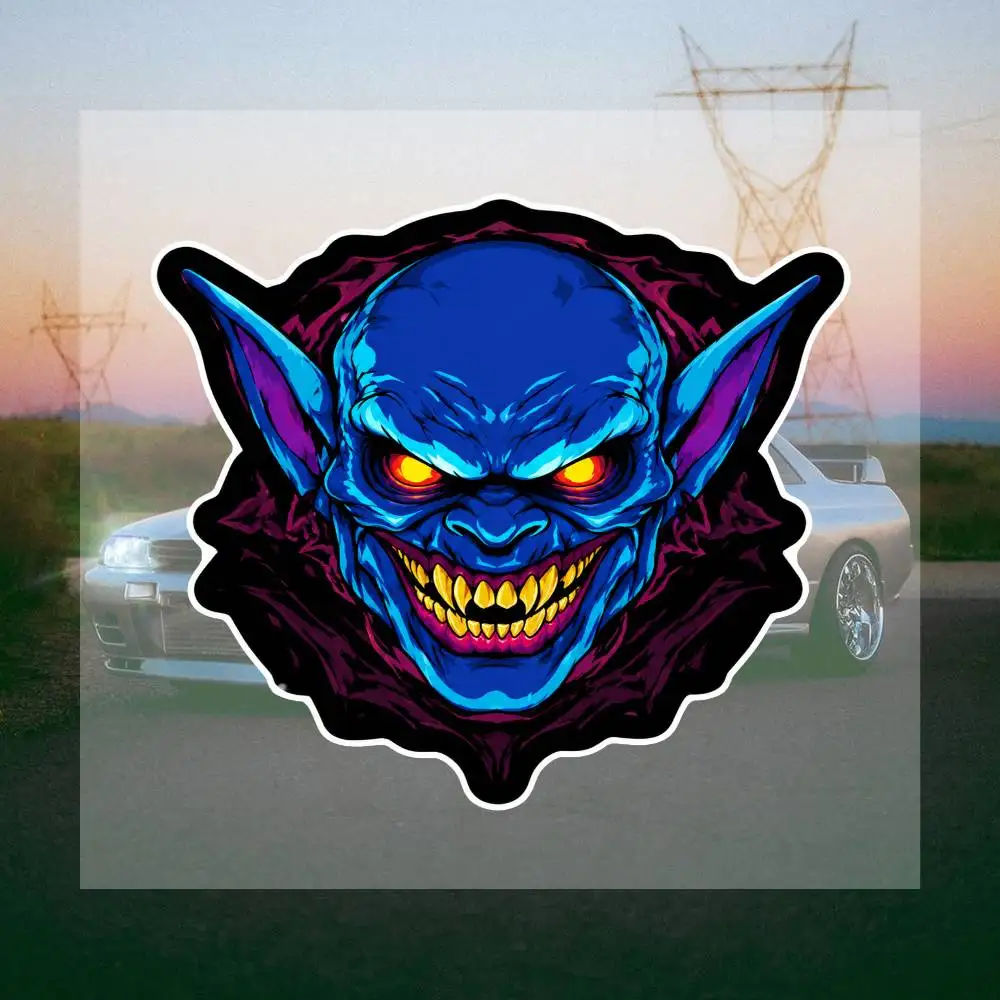Monster Mask Vectors  Sticker Collection Graffiti Style Waterproof Decal Pack For Laptop Phone Motorcycle Helmet DIY Decoration