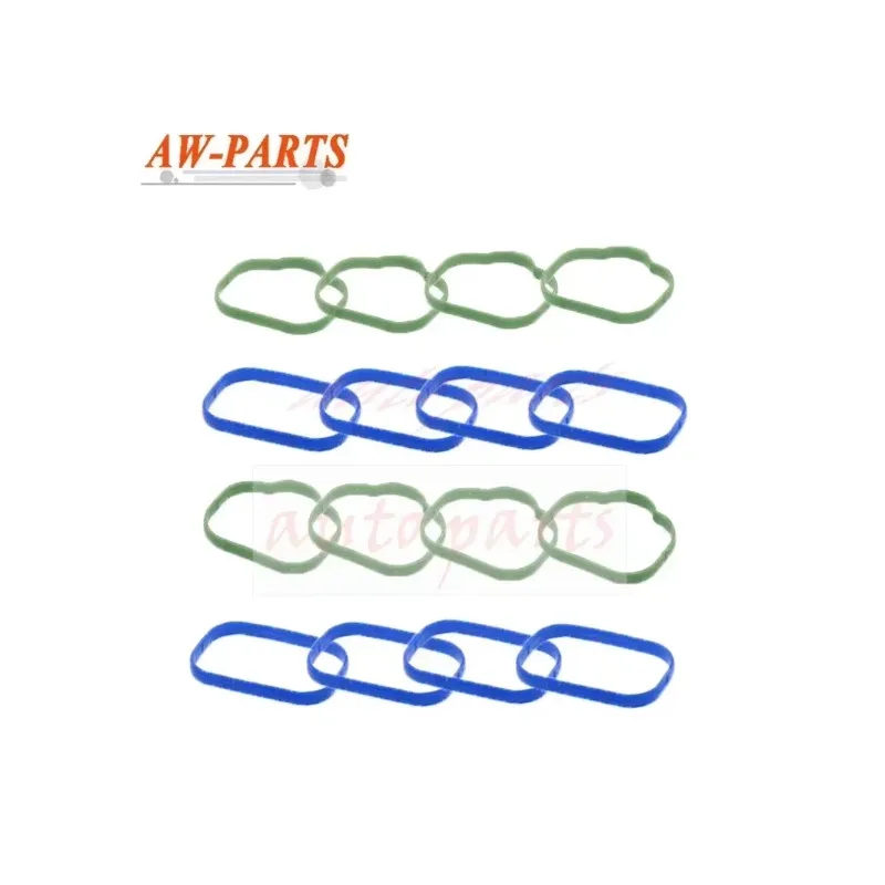 

For Chrysler Dodge Jeep GRAND Ram Accessories Wooeight 16Pcs Upper Intake Lower intake Plenum Gasket Set 5184562AC 5184331AC Fit