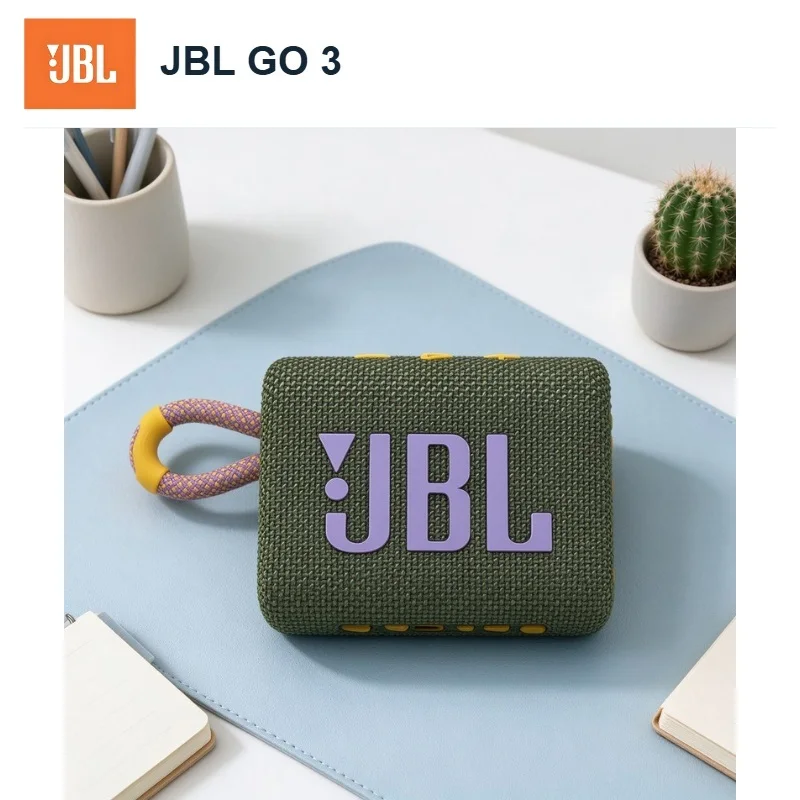 JBL GO3 Pocket Bluetooth Speaker For Quick Music Access