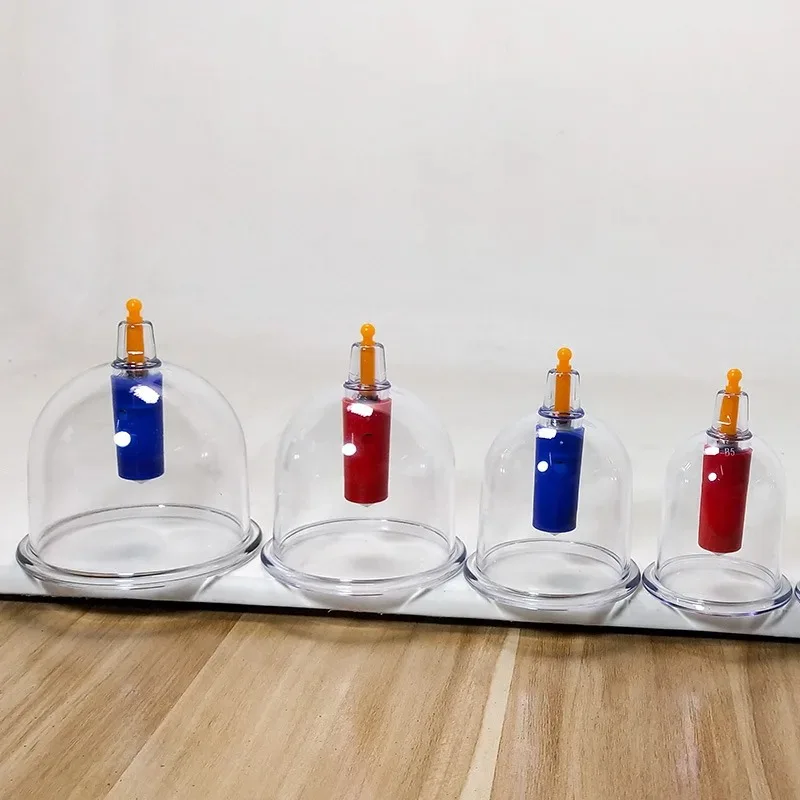 6/12/24 個厚みのある Kangzhu 鍼真空ボディカッピングセットマグヘトセラピー吸引カップ中国の伝統的なカッピングジャー