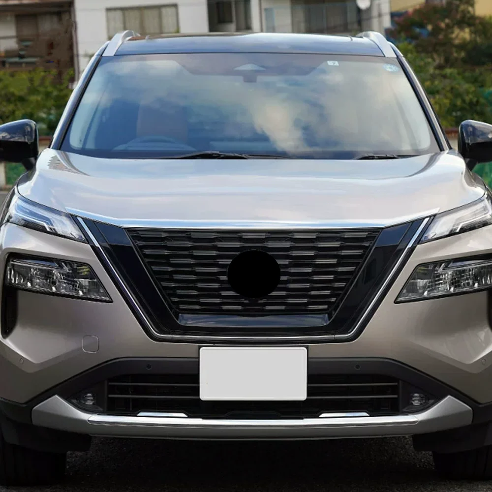 Car Front Trim For Nissan X-trail Rogue t33 modified engine Hood anti-collision protection bright strip