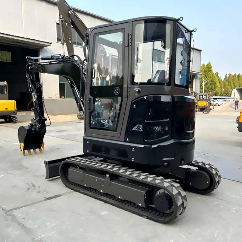 Customized Mini excavator Shandong JiNing production 1.8 tons 2 tons 3.5 tons mini excavator a machine multifunctional Chinese