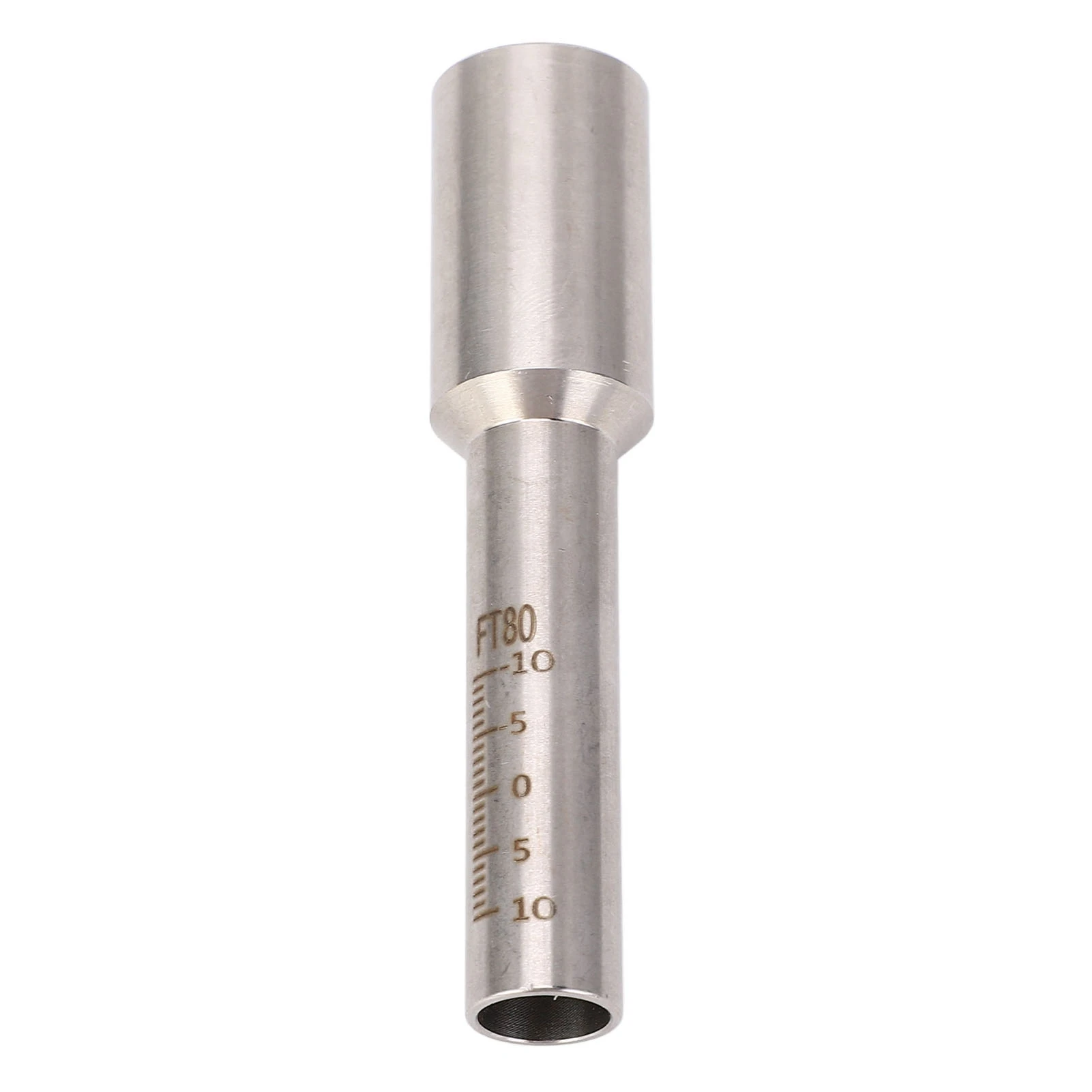 Laser Welded Graduated Tube Stainless Steel High Accuracy Precise Calibration Portable Handheld Metal Scale Tube 80mm