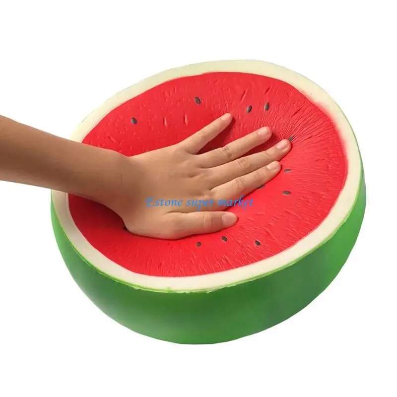 090B 10in Bóp Dưa Hấu Cho Chơi Thực Phẩm Cảm Giác Thông Hơi Đồ Chơi Mới Lạ Trò Chơi Khăm Bịt Miệng Giảm Căng Thẳng Đạo Cụ