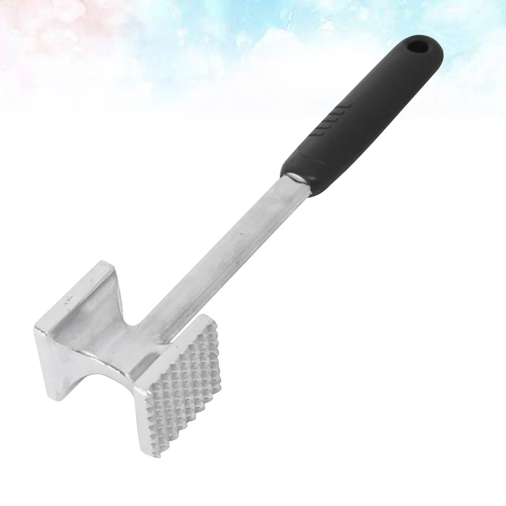 

Aluminum Alloy Square Meat Ergonomic Handle Kitchen Steak Beef Tool Corrosion Resistant Long Lasting Pork Tenderizer Kitchen