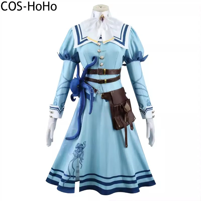 COS-KiKi-Costume de Cosplay pour Femme, Teinture de Garde d'Enfant, Docteur Aide à la Fleur, Jeu de Peau Imbibé, Belle Tenue de ixd'Halloween