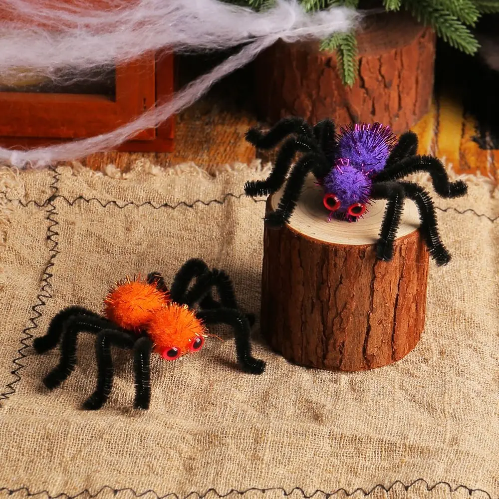 Simulation Halloween Spider Hair Clips Plastic Hair Jewelry Halloween Headdress Cute Animal Barrettes Spider Hairpin