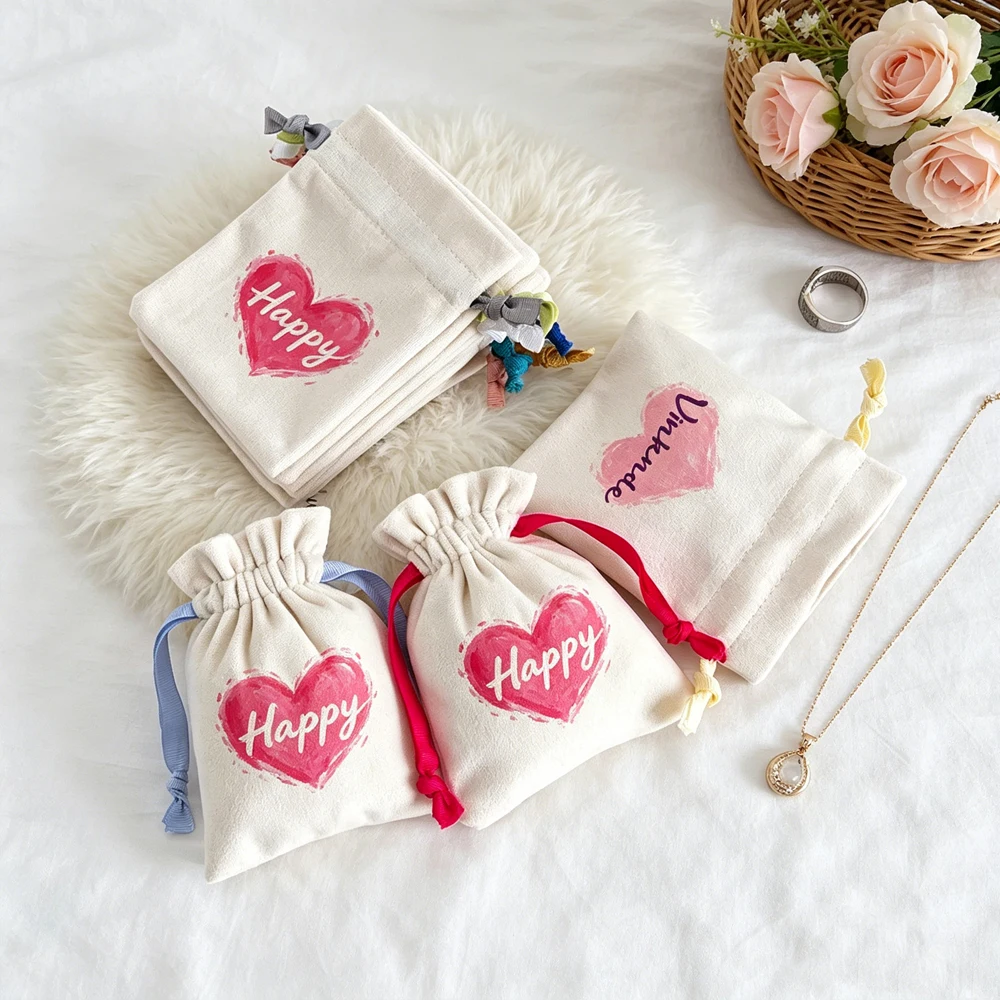 

Velvet Jewelry Pouch Custom Logo Touch Soft Drawstring Gift Bag for Necklace Bracelet Candy Wedding Favor Cosmetic Perfume