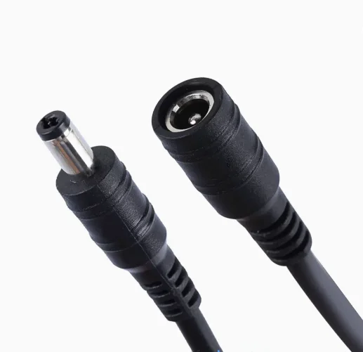 Pure copper 5.5*2.5mm male/female head 2.1 Monitoring camera DC12V power adapter extension cable