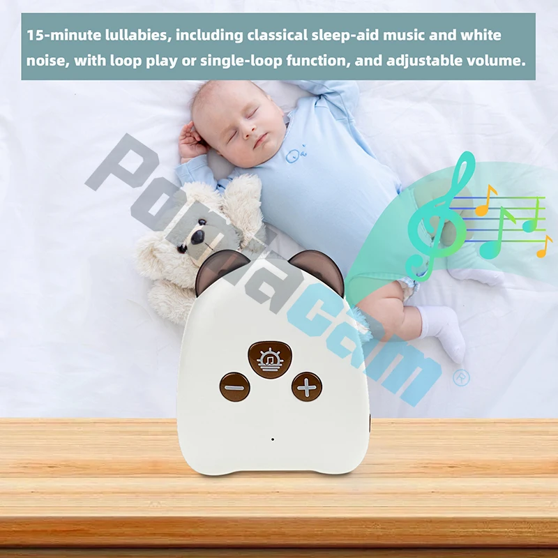 

Портативная радионяня VOX Mode 2.4ГГц с двусторонней аудиосвязью, функцией укачивания, перезаряжаемой батареей, V50, компактная аудионяня