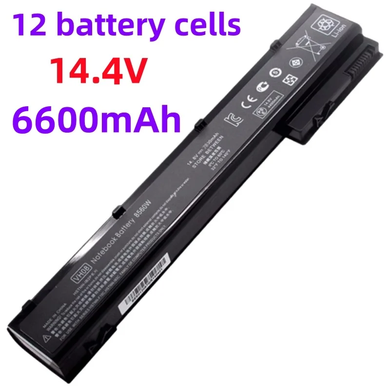 Bateria para hp Elitebook Vh08 Vh08xl Hstnn-ib2p Hstnn-lb2q Hstnn-ib2q Hstnn-f10c Hstnn-i93c 8560w 8570w 8760w 8770w