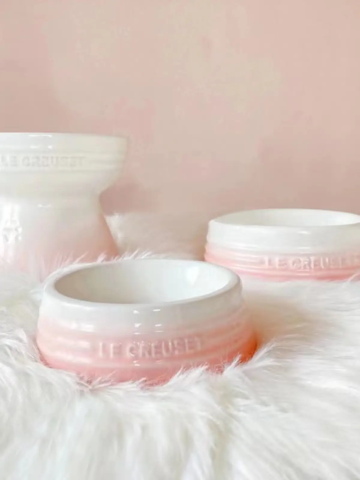 Tigela de Cerâmica LE CREUSET para Animais de Estimação, Tigela Alta para Cães, Prato para Gatos, Tigela Antivazamento, Supri...