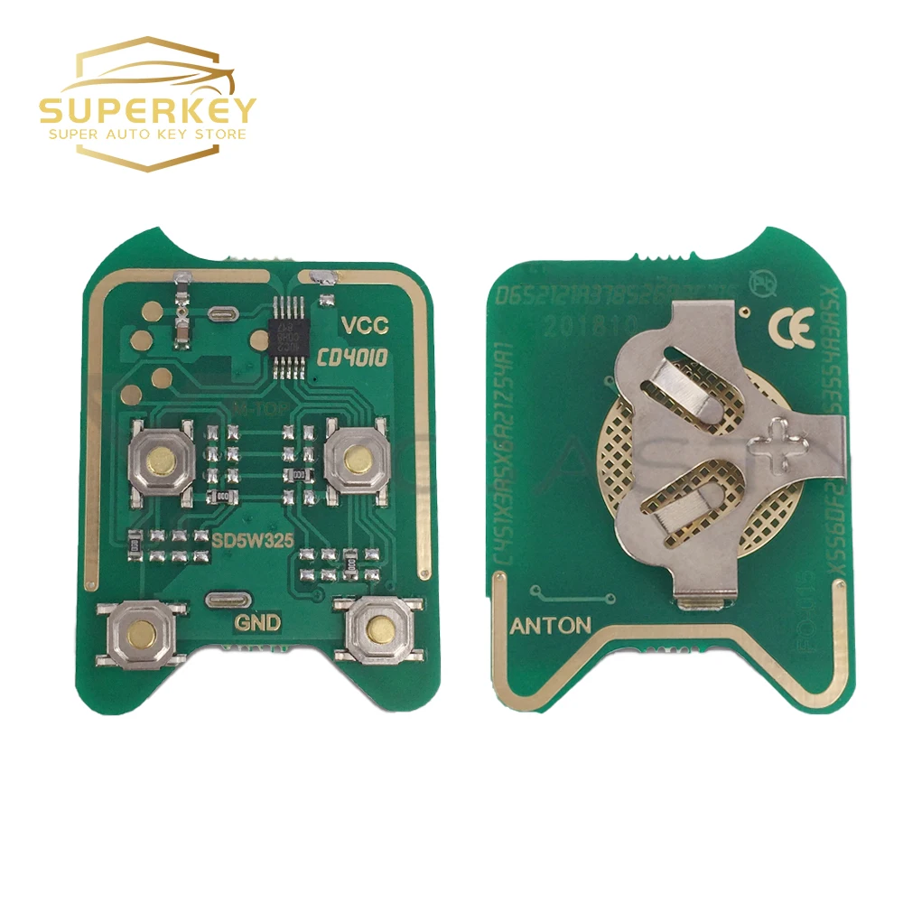 SUPERKEY 4D63 80bit Chip Laser Blade 315MHz 4 przycisk klucz zdalny dla Ford c-max Escape Focus 2013 2017 2018 2019 OUCD6000022