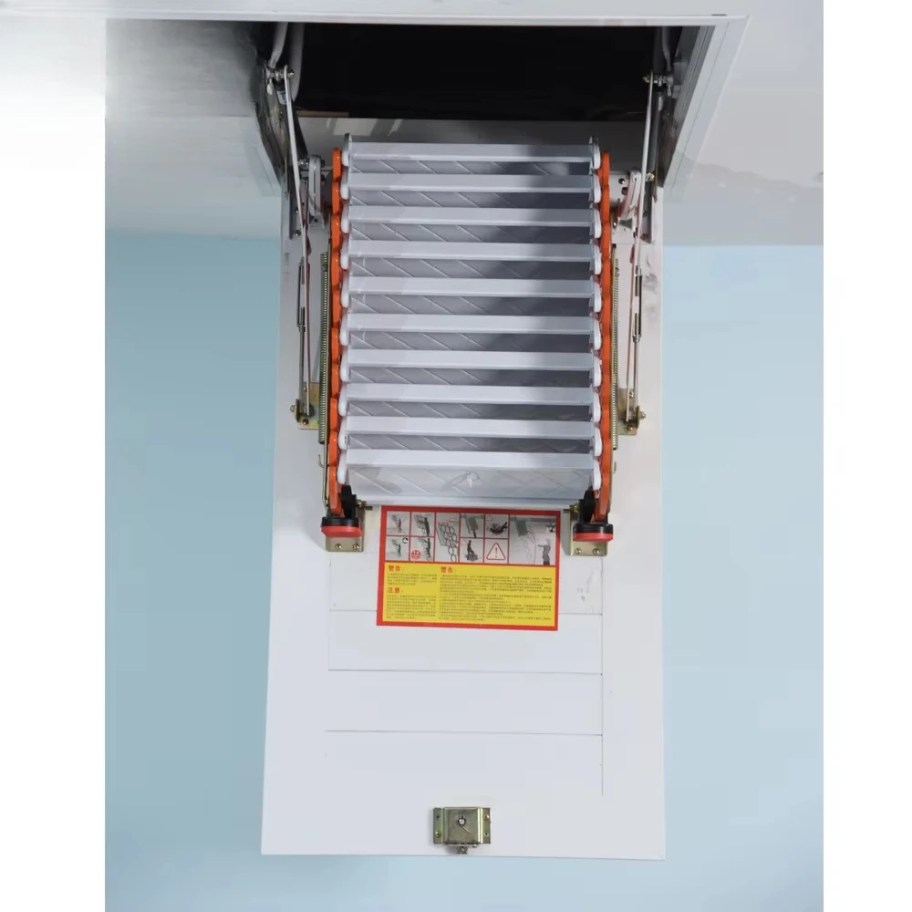 Multi Functional Household Invisible Telescopic Folding Roof Basement Ladder