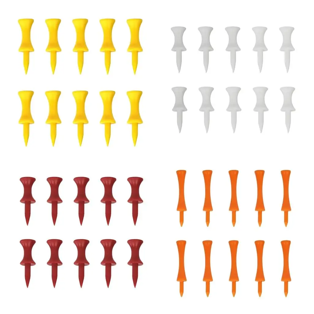 

10 Pieces/Set 37/43mm/51mm/57mm Mini golf professional tees for Golfers