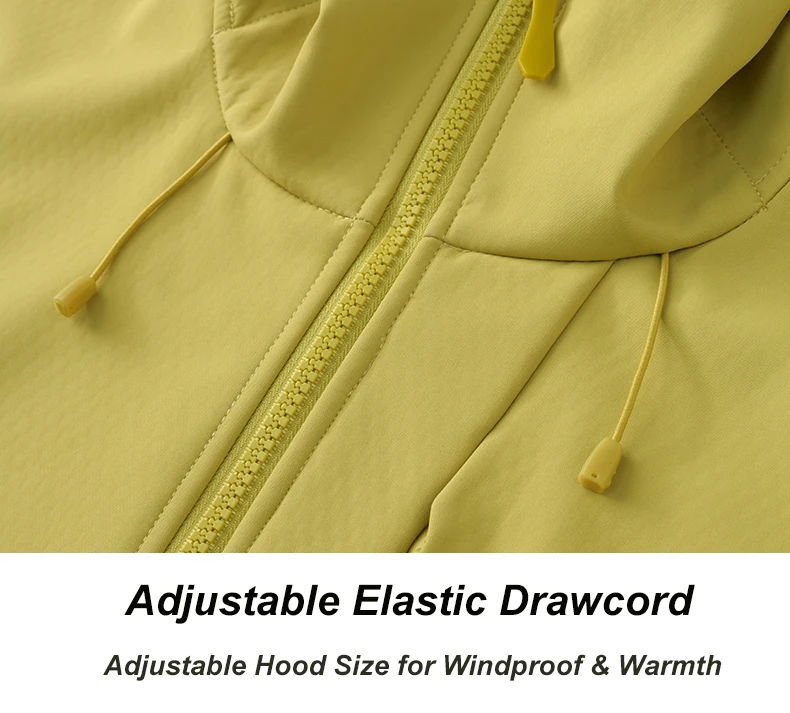 EUMERGX Herren Damen Wasserdichte Softshell-Jacke mit Innenfleece Warme Windjacke Unisex Wander- Kletter- Trekking-Outdoor-Regenjacke – Detail 14