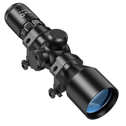 3-9x40 Rifle Scope Compact Crosshair Reticle Free Mounts Quick Aiming Mil-dot Reticle 9X Hunting Riflescope Optics Sniper