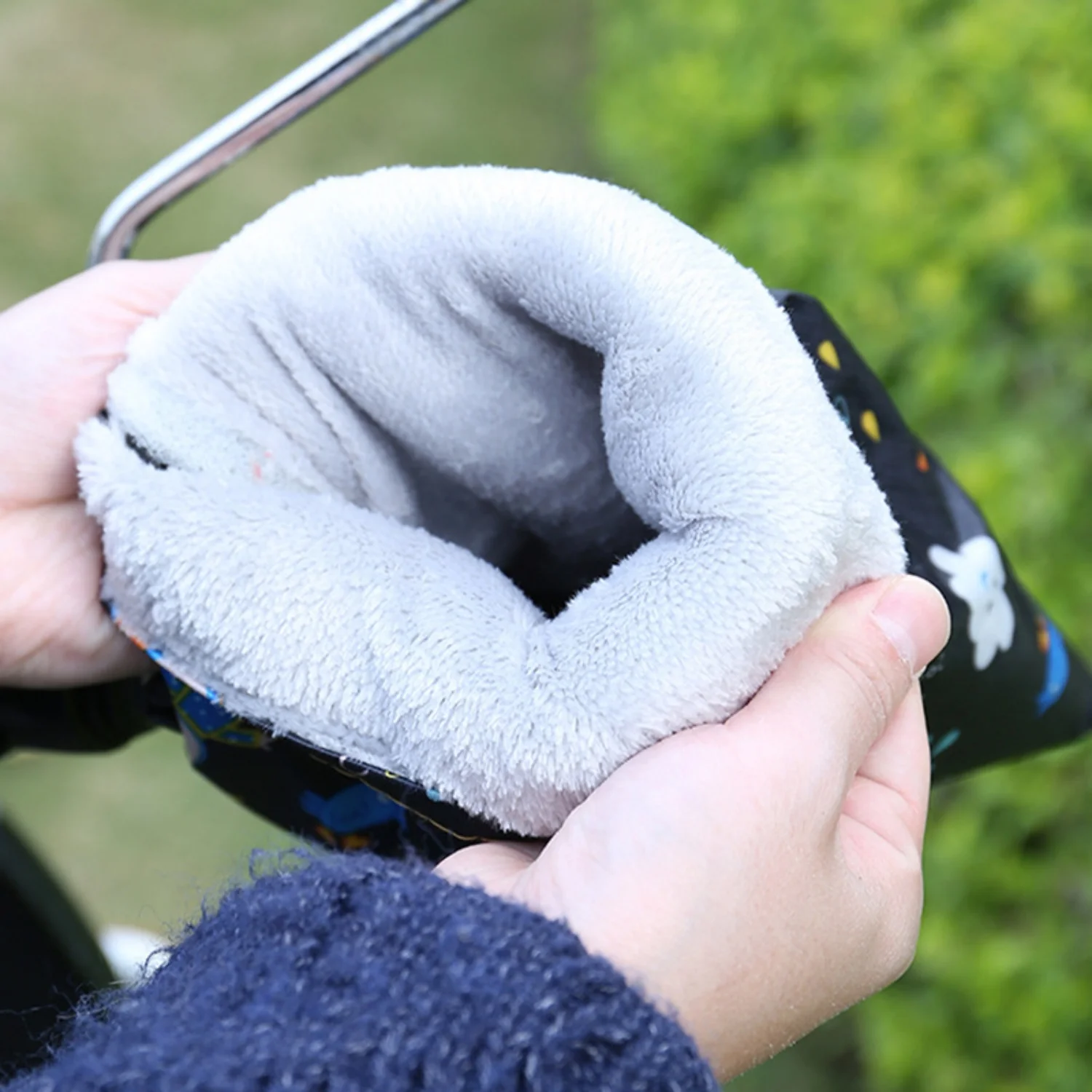 Guantes invernales felpa a prueba de viento para bici y moto - imagen 3