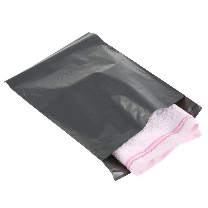 Courier Bags 100Pcs Black Storage Bag Plastic Poly Shipping Bag Envelope Mailing Bags Self Adhesive Seal Plastic Pouch
