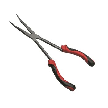 Vistang Lange neus Roestvrij staal Koolstofstalen tang Lange reikwijdte Hook Remover Zoutwater Tackle Tool