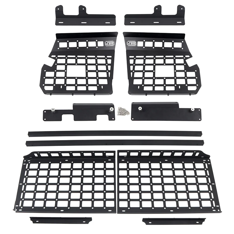 For Toyota Prado FJ120 / Lexus GX470 2003-2009 Rear Boot Trunk Modular Cargo Rack Shelf Storage Hanging Board Molle Panel Kit