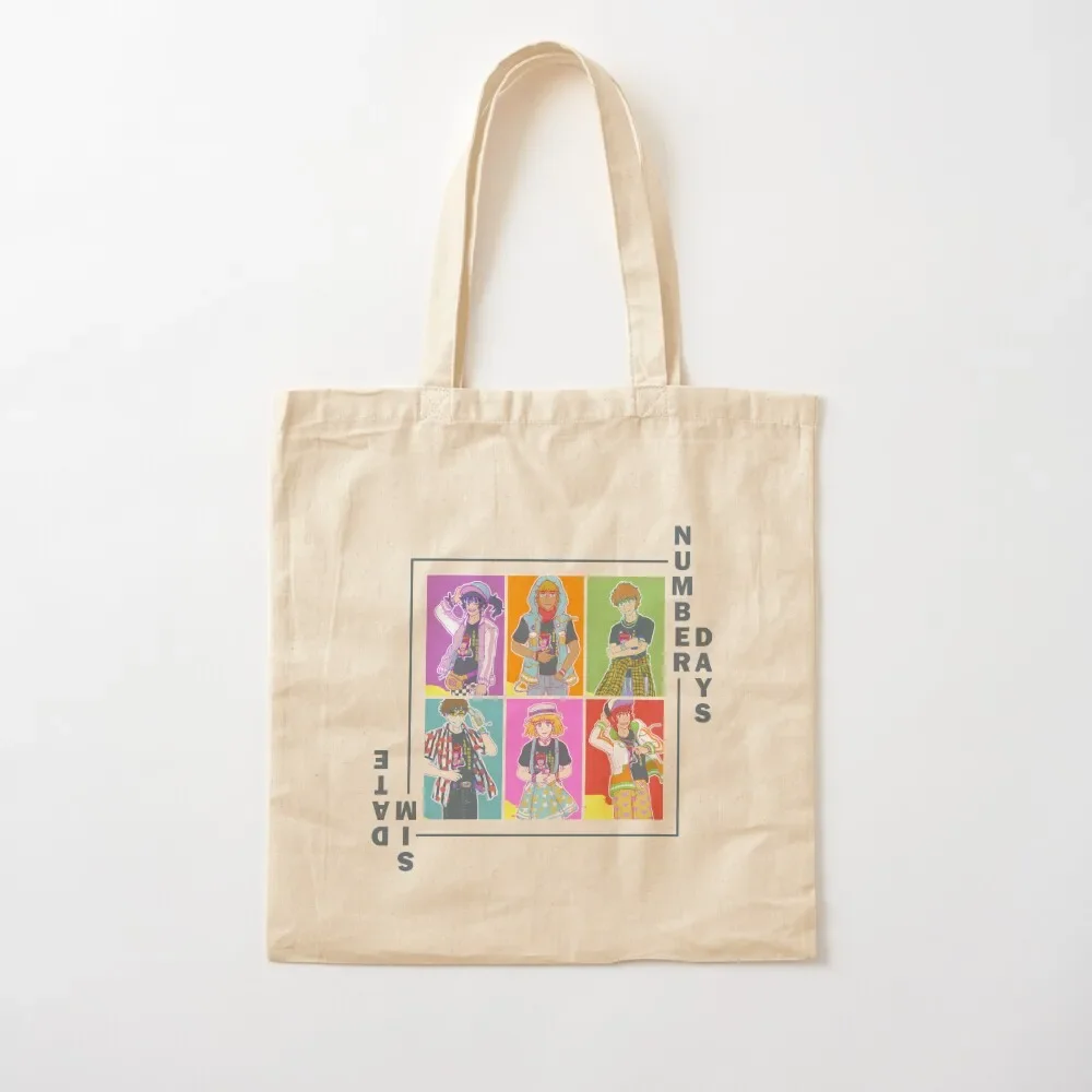 

Number Days Sim Date SQUAD Tote Bag Canvas shoulder bag shopping bag tote women Cloth bags