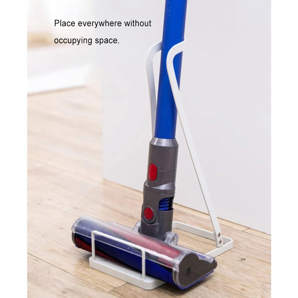 Cordless Vacuum Stand Metal Storage Bracket Holder Floor Punch-free Rack