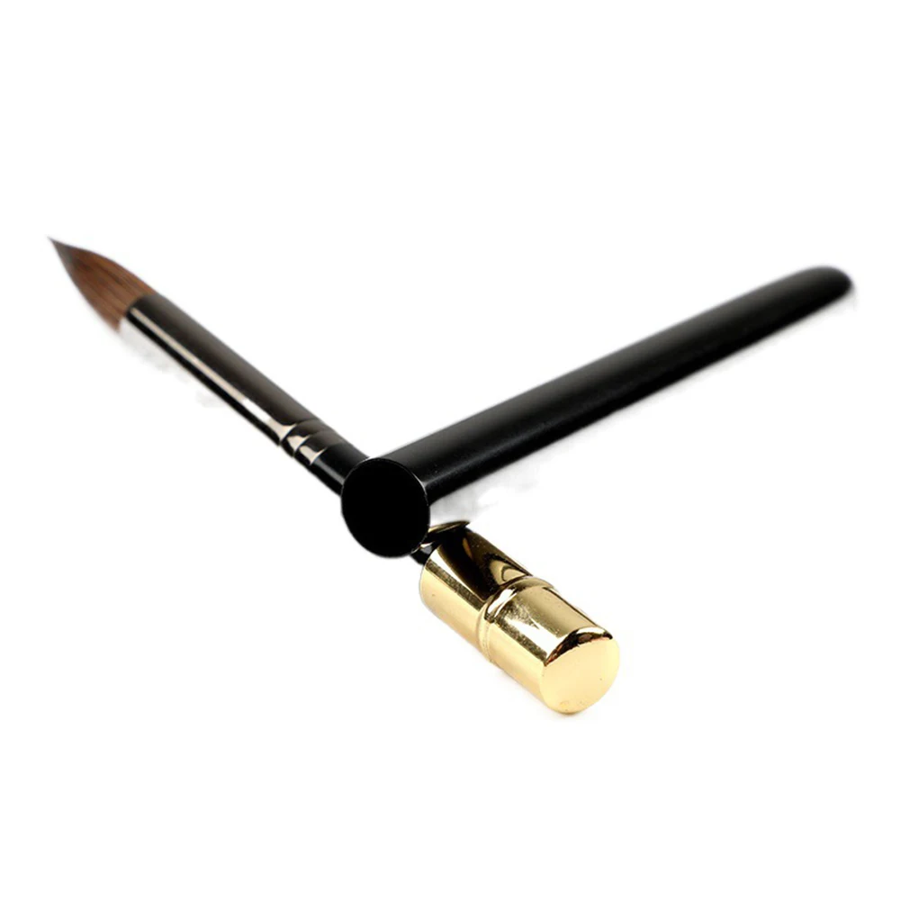 1 قطعة فرشاة طلاء شعر الذئب مع قضيب معدني قابل للفصل فرش الرسم بالألوان المائية الفنية فرشاة الرسم الزيتي 7 أحجام #5