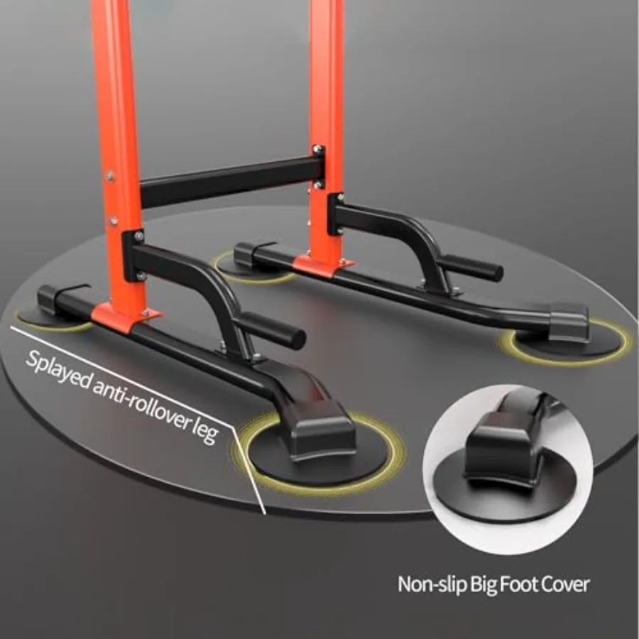 Power Tower Pull Up Dip Bar for Home Gym Multi-Functional Adjustable Strength Training Fitness Workout Station Chin-Ups