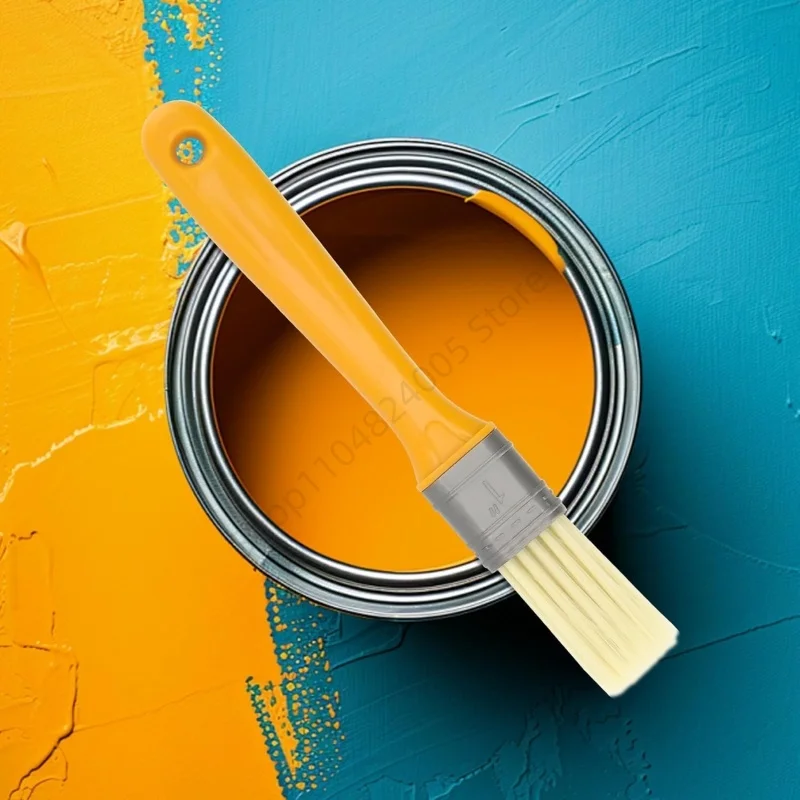 Pincel de pintura de plástico práctico, juego de herramientas de pintura multifunción para pared y muebles, pinceles de pintura de 1-5 pulgadas, 5 uds.