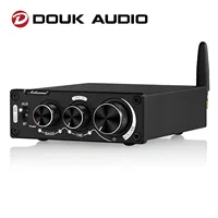 Douk Audio NS15G  Mini Bluetooth 5.0 TPA3116 Digital Power Amplifier HiFi Stereo Audio Sound Class D Amp Bass Treble For Speaker