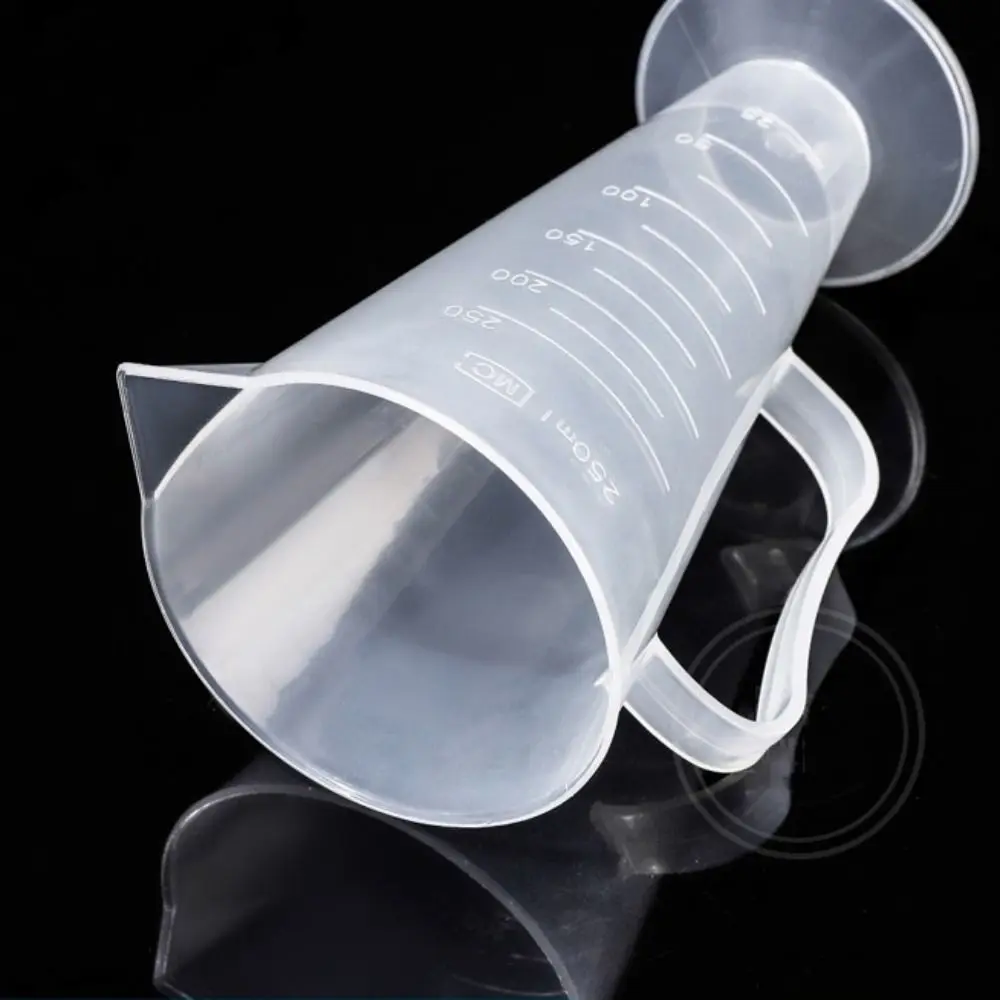 25/50/100/250/500ml Liquid Measuring Cup Transparent PP Seasoning Measuring Cup Stackable Large Capacity Plastic Corrugated Cup