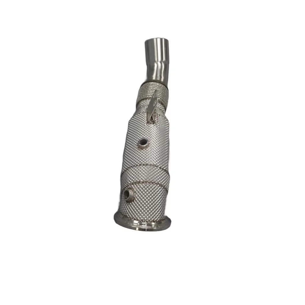 304 Stainless Steel 240i/340i/440i 3.0T Exhaust Downpipe for  F30 F32 B58 New Condition with Heat Shield Straight Header