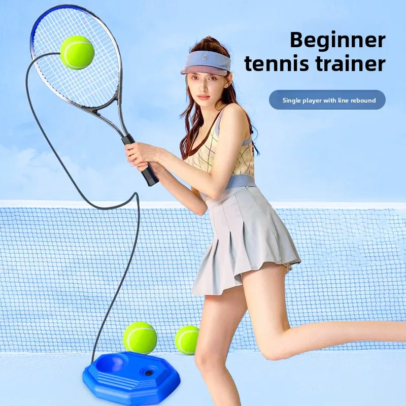 

Single Player Tennis Trainer with Rope for Beginners College Students Adults ABEYINUOR Brand Sports Fitness Tennis Racket