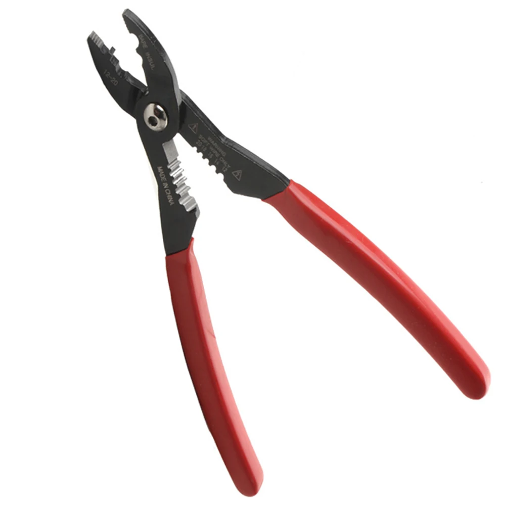 

210x80mm Cable Stripping Tool 12 To 20 AWG Crimping Pliers Insulated Wires 12-20 AWG Crimping 4-in-1 Versatility
