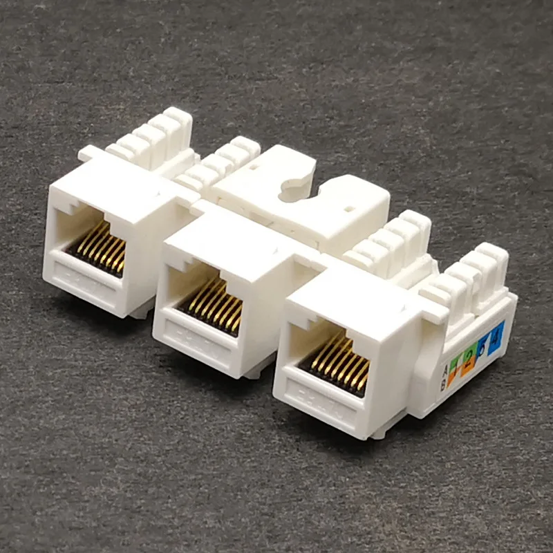 ESCAM 5 szt. Cat5E 110 z gniazdem Keystone RJ45 CAT5
