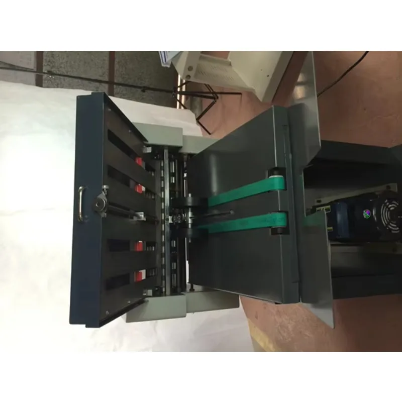 Stainless steel commercial automatic paper feed folding machine booklet folding machine