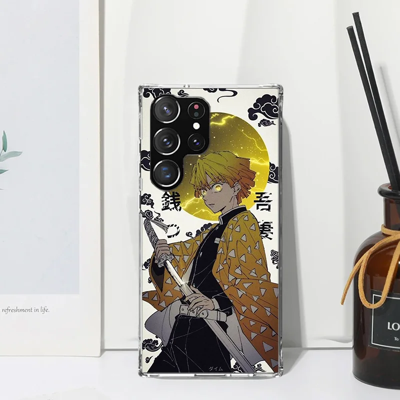 Demon Slayer Agatsuma Zenitsu Phone Case For Samsung Galaxy S24 S23 S22 S21 Fe S20 Ultra S10 S9 + S8 Plus S10E Art Fundas Back C