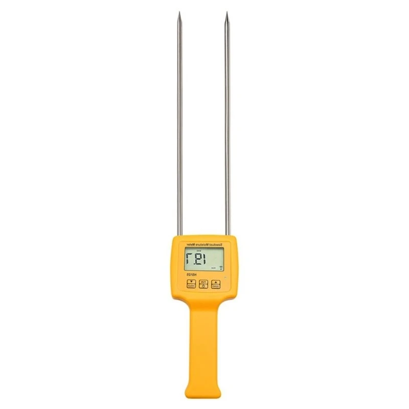AT02-HS128 Hay Moisture Meter Handheld Bale Straw Moisture Tester Digital Forage Grass Moisture Detector For Agriculture Farm